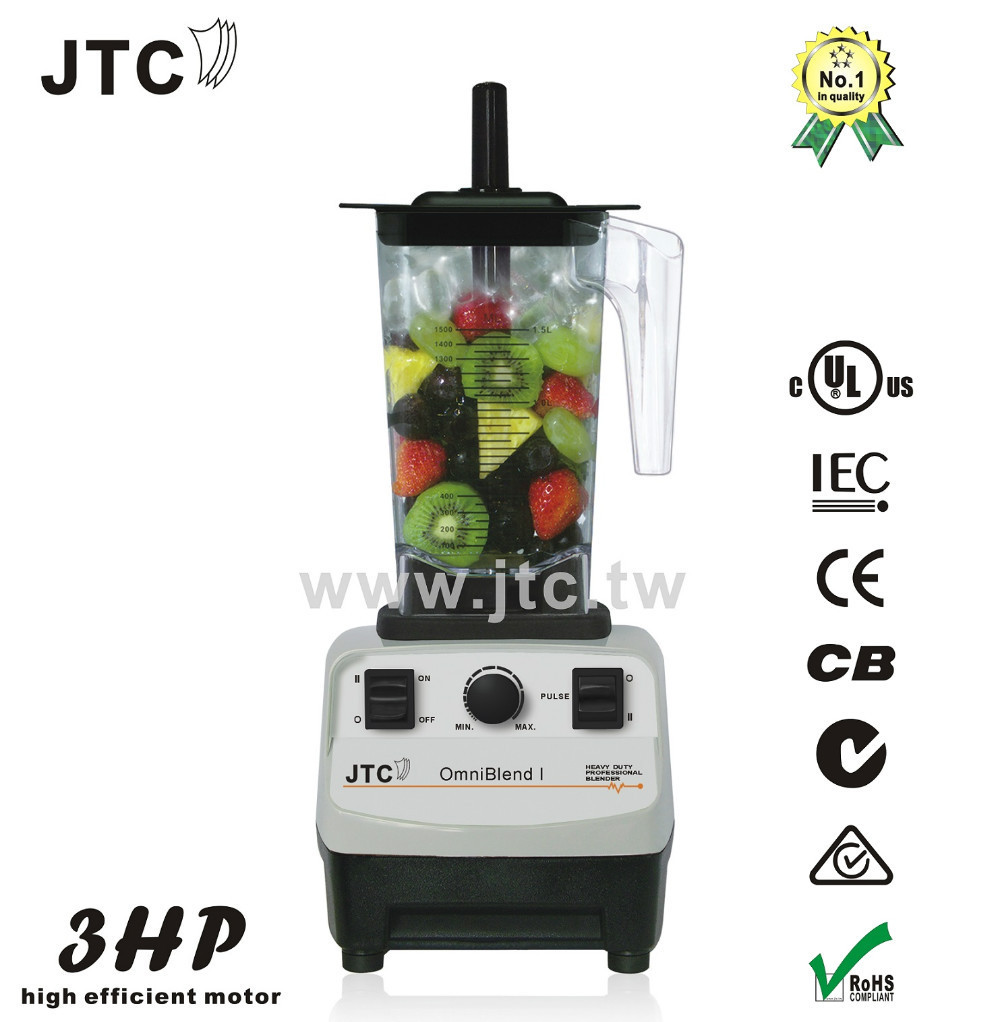 100% Original JTC Omniblend 3HP 38000RPM 1.5L commercial bar blender food mixer TM-767A juicer heavy duty Industrial ice blender