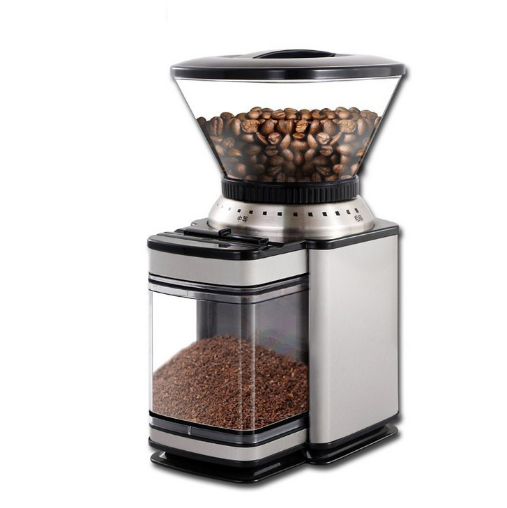 120W Electric Bean Grinding Machine Specialty Coffee Grinder fir for Home 5-10 cups