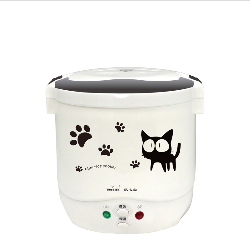 1L Electric Mini Rice Cooker 12V/24V/110V/220V For Car/Truck/House Electric Rice Cooker Can Be Used as Lunch Box Suit 1-2 People - Image 2