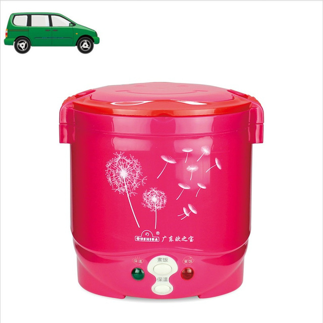 1L Electric Mini Rice Cooker 12V/24V/110V/220V For Car/Truck/House Electric Rice Cooker Can Be Used as Lunch Box Suit 1-2 People - Image 8