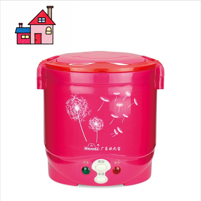 1L Electric Mini Rice Cooker 12V/24V/110V/220V For Car/Truck/House Electric Rice Cooker Can Be Used as Lunch Box Suit 1-2 People - Image 18
