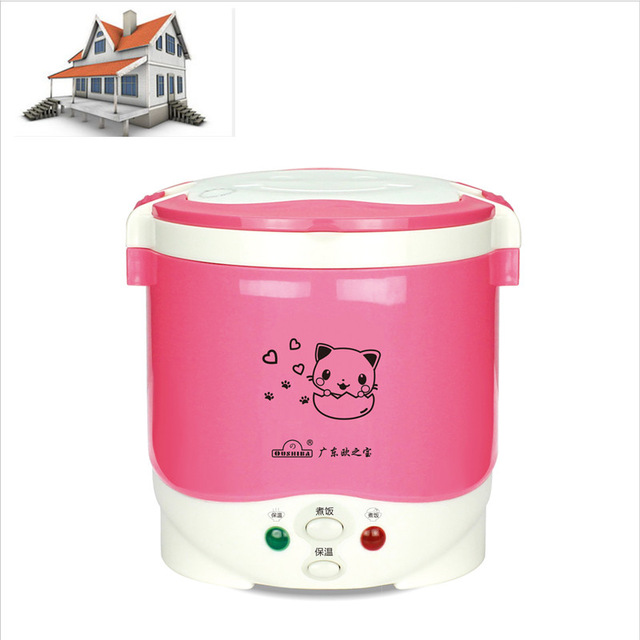 1L Electric Mini Rice Cooker 12V/24V/110V/220V For Car/Truck/House Electric Rice Cooker Can Be Used as Lunch Box Suit 1-2 People - Image 20