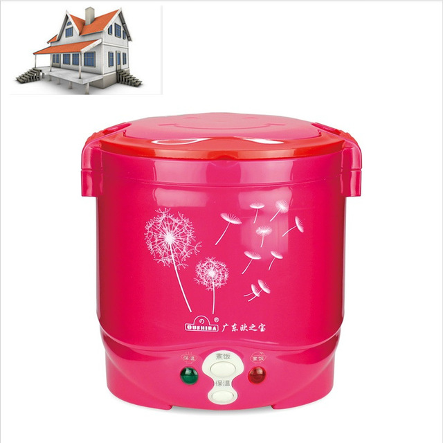 1L Electric Mini Rice Cooker 12V/24V/110V/220V For Car/Truck/House Electric Rice Cooker Can Be Used as Lunch Box Suit 1-2 People - Image 22