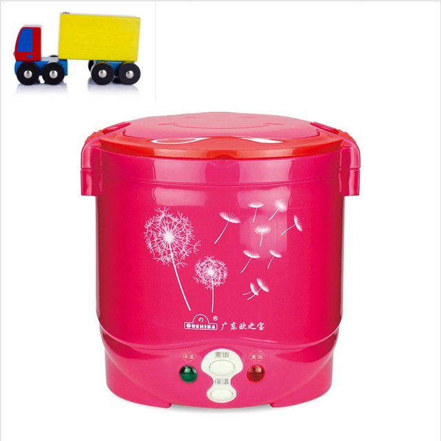 1L Electric Mini Rice Cooker 12V/24V/110V/220V For Car/Truck/House Electric Rice Cooker Can Be Used as Lunch Box Suit 1-2 People - Image 12