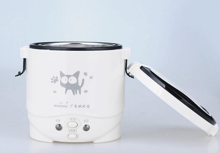 1L rice cooker used in house 110v to 220v or car 12v to 24v enough for two persons with english instructions - Image 4