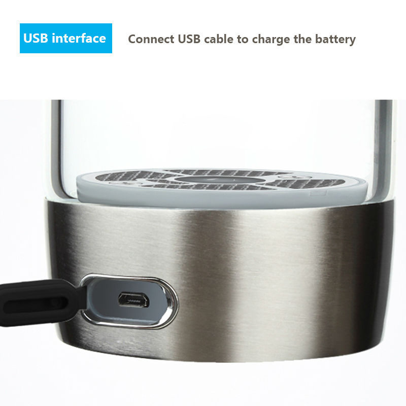 500ml Portable Electrolyzed Water Kettle Hydrogen Rich Water Ionize Cup Portable hydrogen-generator bottle low ORP anti-oxidant - Image 4