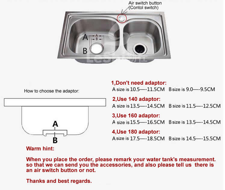 AC motor 450W kitchen food garbage disposal crusher food waste disposers Stainless steel Grinder material kitchen appliances - Image 6