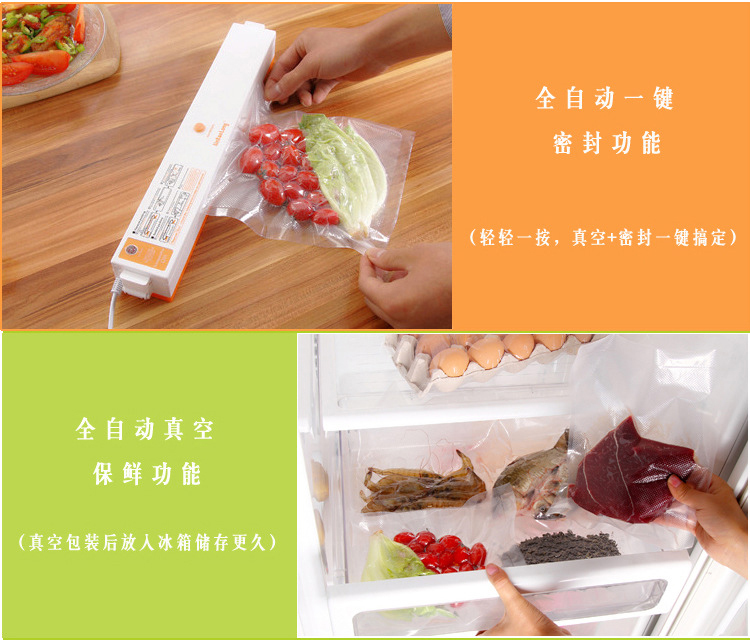Automatic Electric 110V 220V Vacuum Food Sealer Machine With All Size Vacuum Bag For Peanut Portable Hot Sales In Russian - Image 6