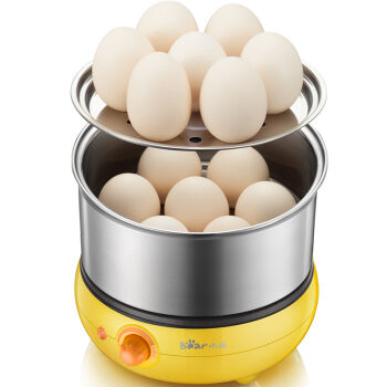 Bear Egg Boilers Double Cooker Stainless Steel Fried Eggs Multifunctional Breakfast Machine - Image 3