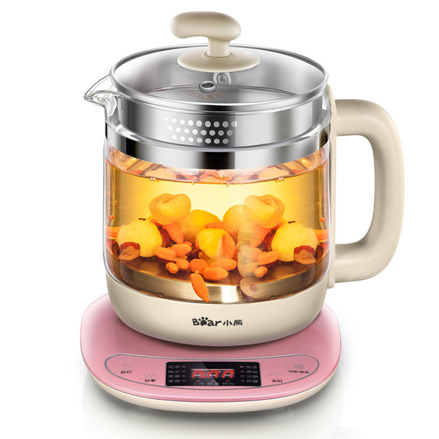 Bear Health Preserving Pot Full Automatic Thick Glass Multifunctional Electric Kettle Tea Pot YSH-B18W2 - Image 5