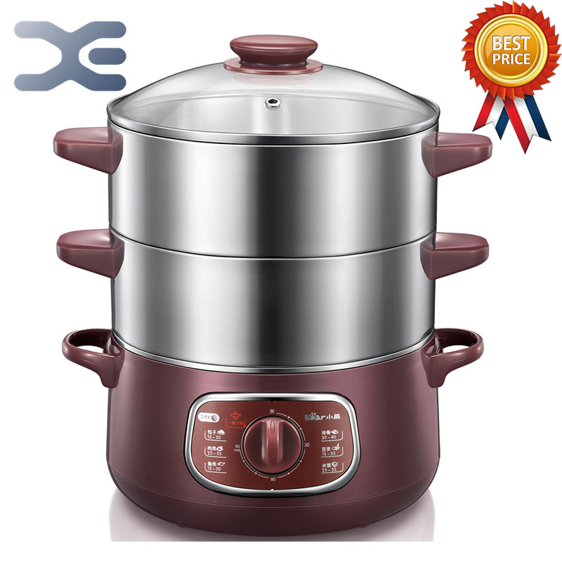 Bun Warmer 800W Cooking Appliances Food Warmer Steamed Steamer Electric Steamer 220V 6-8L