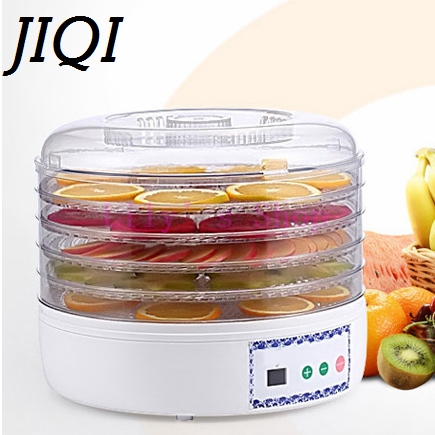 Dried Food Dehydrator Fruit Vegetables Herb Snacks Dryer Meat Drying Machine Fruit dehydration machine 5 trays layers EU US plug