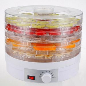 EU/UK/US Plug Food Dehydrator Fruit Vegetable Herb Meat Drying Machine Snacks Food Dryer Fruit dehydrator with 5 trays