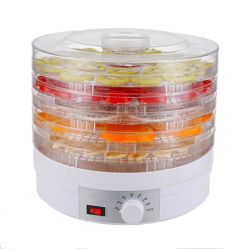 EU/UK/US Plug Food Dehydrator Fruit Vegetable Herb Meat Drying Machine Snacks Food Dryer Fruit dehydrator with 5 trays