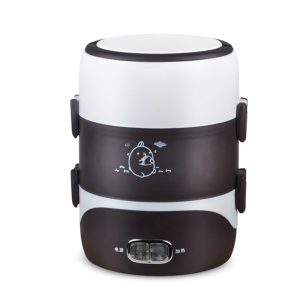 Electrical heating bento box potable picnic lunch cabinet keep wram food container mini cooker  for school offce home MJ2012