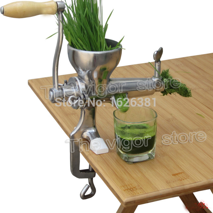 FREE SHIPPING 100% Stainless Steel manual Wheatgrass juicer fruit citrus juice extrator HOT SALE