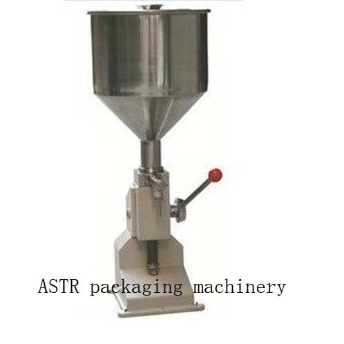 Food filling machine Manual hand pressure stainless paste dispensing liquid packaging equipment sold cream machine 1 ~ 50ml