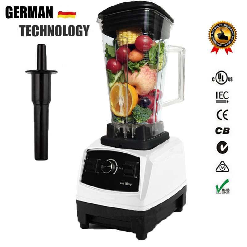 Germany technology BPA Free 3HP 2200W Commercial Blender Mixer Juicer Power Food Processor Smoothie Bar Fruit Electric Blender