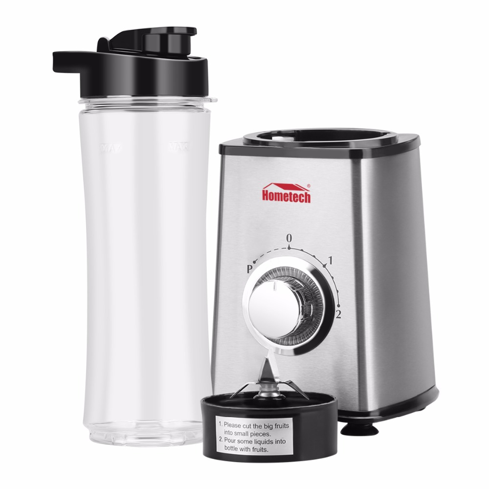 Hometech Fruit Juicer Sports Personal Blender Smoothie Maker Shake Electric Food Mixer Grinder HS-05 UK PLUG - Image 2