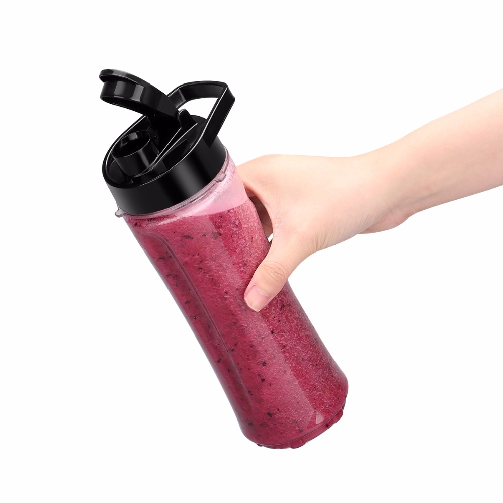 Hometech Fruit Juicer Sports Personal Blender Smoothie Maker Shake Electric Food Mixer Grinder HS-05 UK PLUG - Image 5