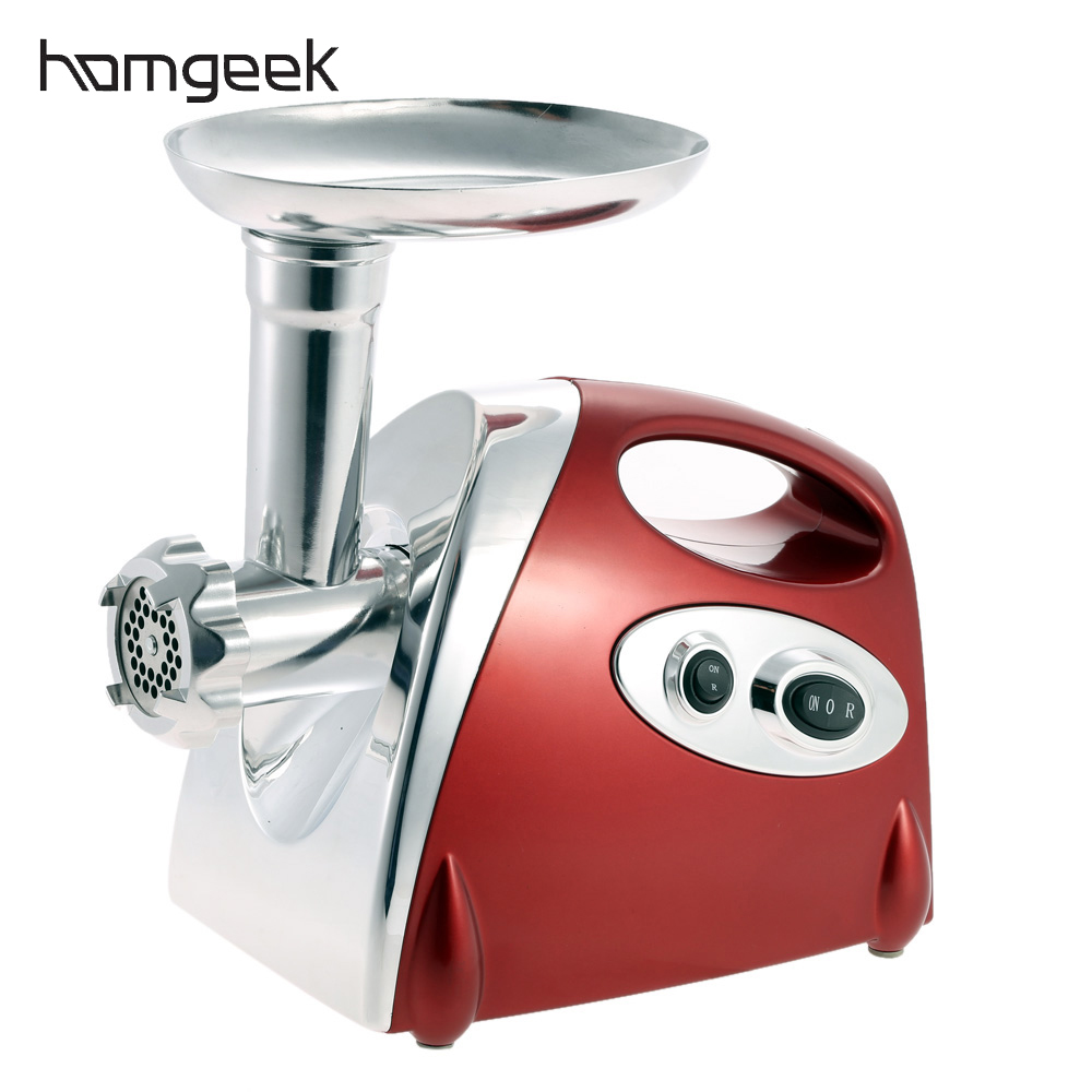 Homgeek 220-240V 300W Electric Meat Grinder Aluminium Alloy Household Beater Easy To Clean For Meat Grindering Mincing Machine