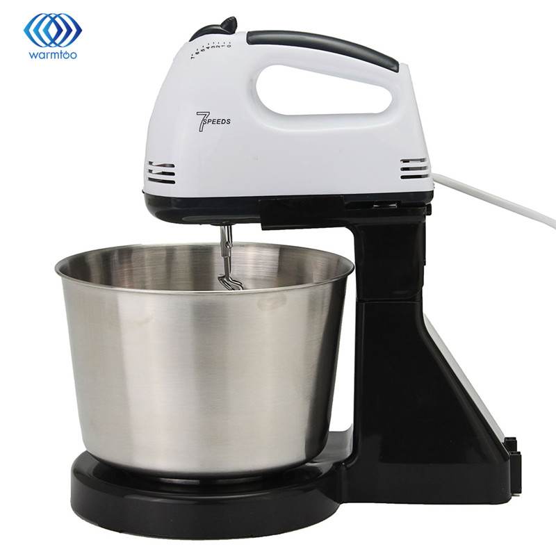 Household Multifunction Table Electric Food Mixer Table Handheld Egg Beater Blender For Baking With 7 Speed Automatic Whisk