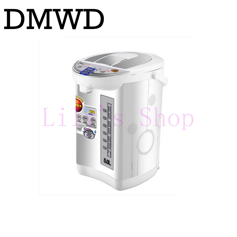Household stainless steel electrical Stainless steel electric water heating pot insulation electric kettle cup boiler 850W 5L EU