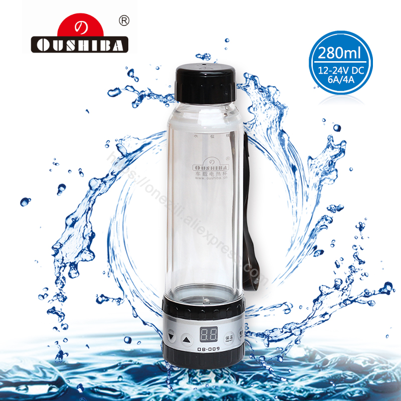 Onezili Hot Sale 280ML OB-009 Thermos Tea Water Car Kettle 12V/24V Car Use Travel Mug Car Heated Cup - Image 2