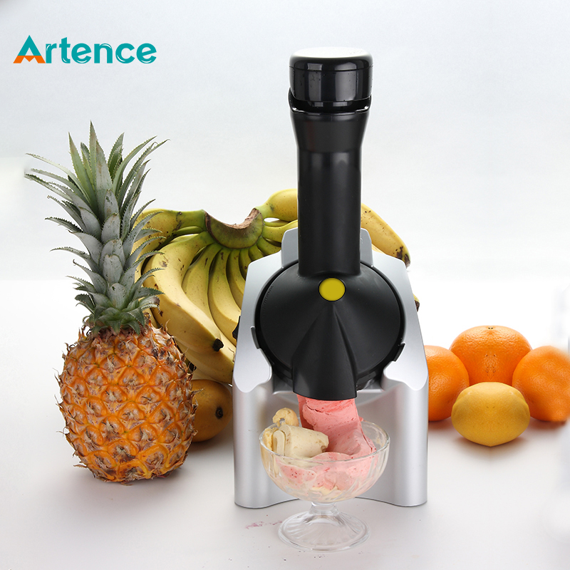 Popular Home Automatic Fruit Ice Cream Maker Household Mini Electric Ice Cream Machine For Child DIY Ice Cream  Cool Summer