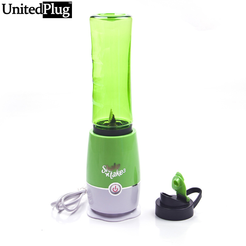 UnitedPlug Mini Juicer Travel Portable Fruit Mixer Shake n Take Multifunction Juicer extractor Smoothie Maker Travel Cup VT-06