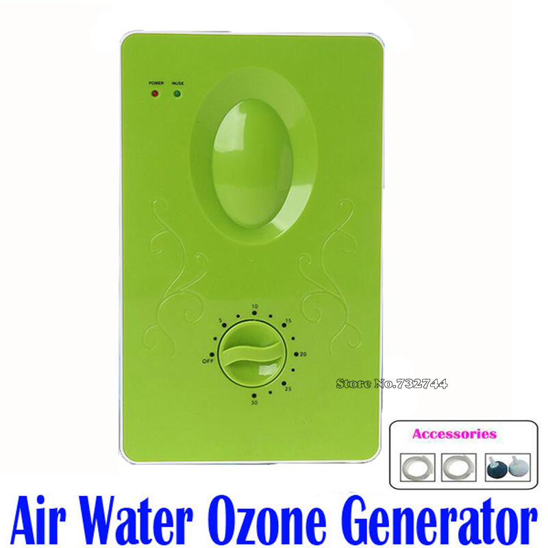 droshipping 400mg/h Ozone Generator Ozonator Wheel Timer Air Purifiers Oil Vegetable Meat Fresh Purify Air Water